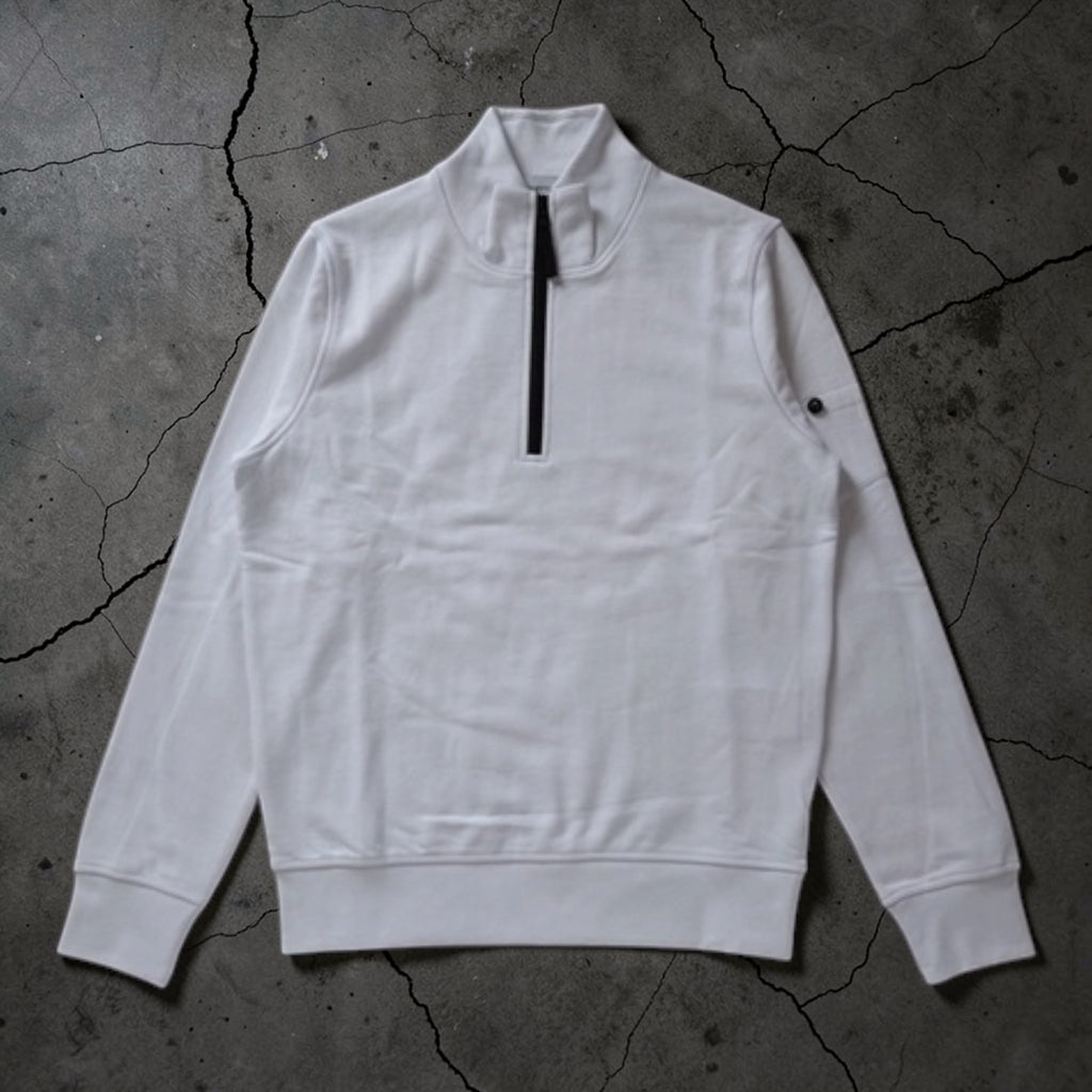 Half-Zip Stone Island blanco